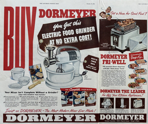 1951 dormeyer electric food - electric,