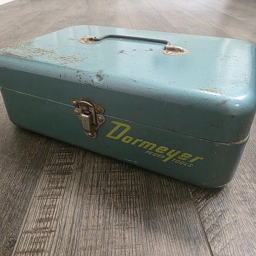 Vintage dormeyer tool box - tool,