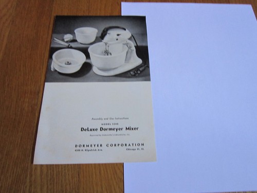 Vintage deluxe dormeyer - vintage,